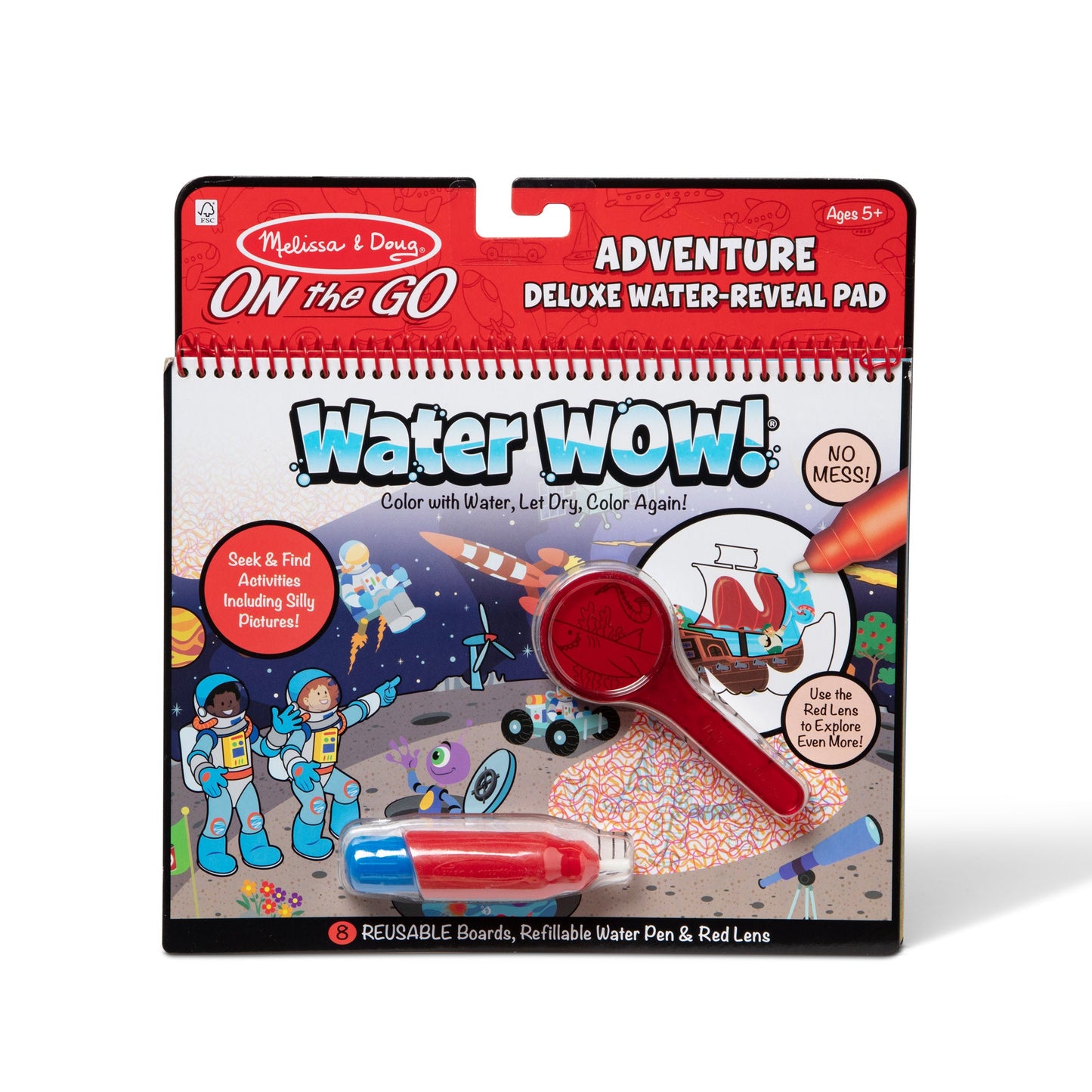 Water Wow! Adventure Deluxe Water-Reveal Pad On the Go Travel Activity