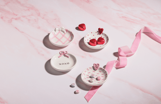 Pink Heart Tid Bit Dish