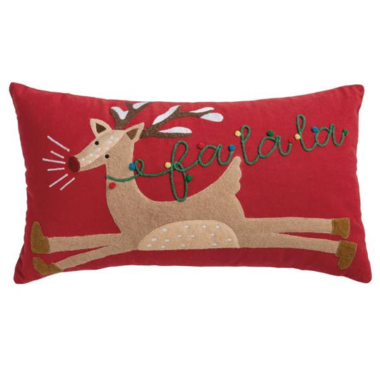 Reindeer Felt Pillow