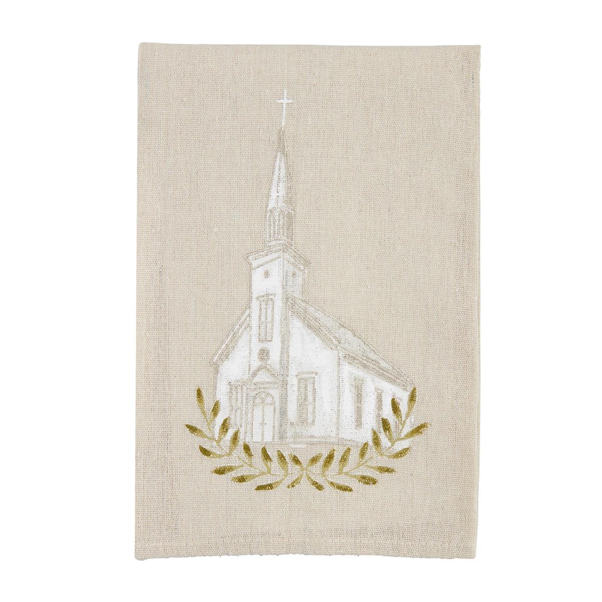 Church Painted Towel