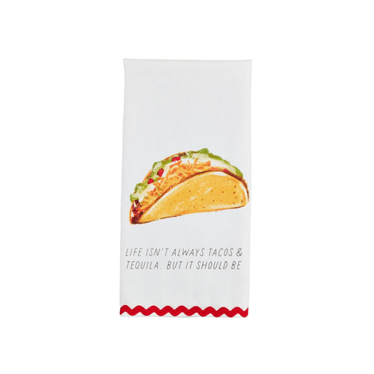Taco Printed Trim Towel