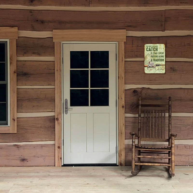 The Most Valuable Catch Tin Sign