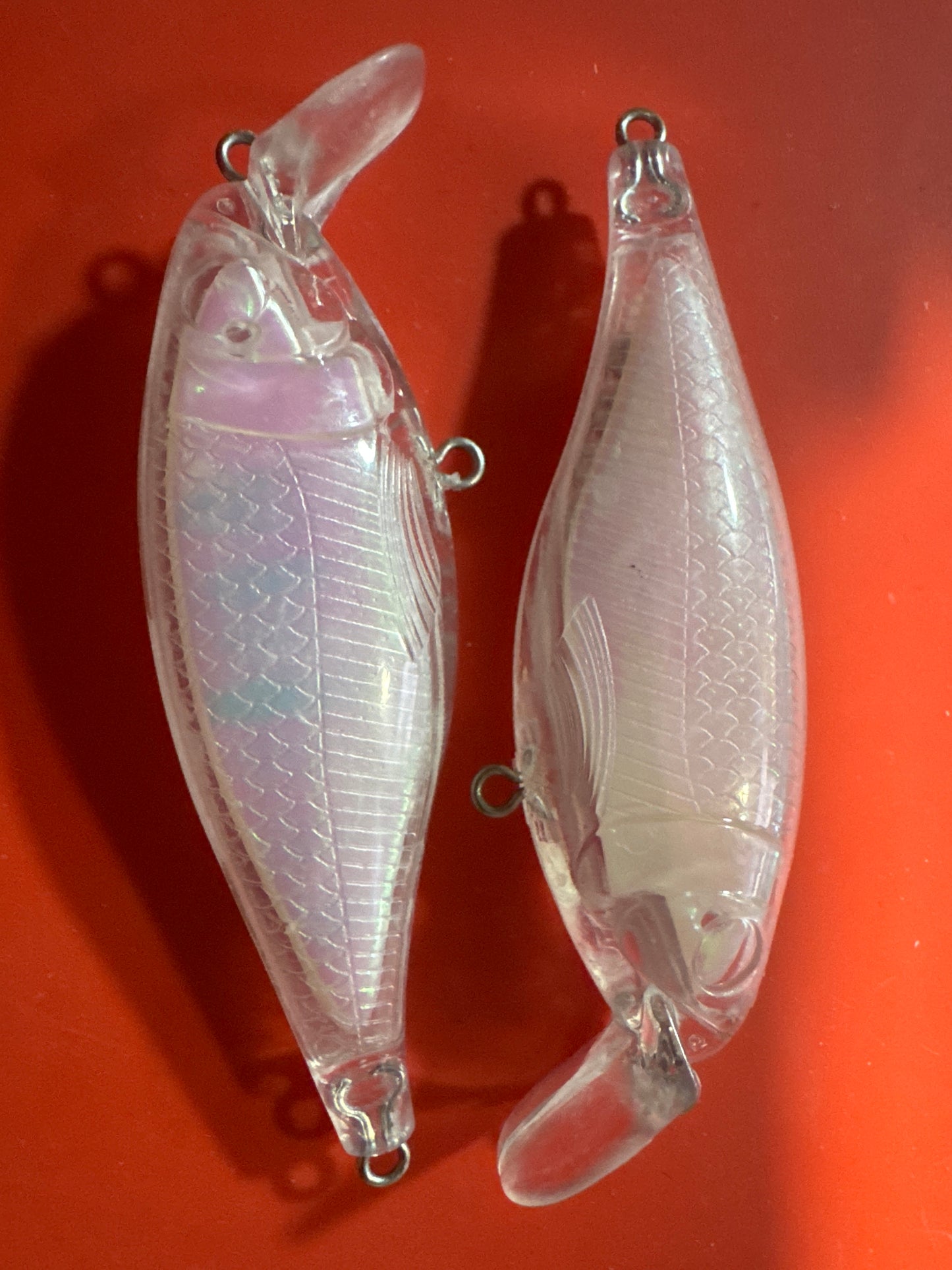 Crank bait floating metallic