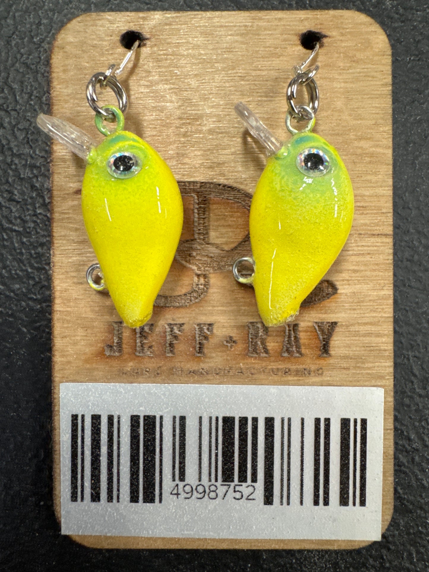 JR Mini Crank Bait Earrings