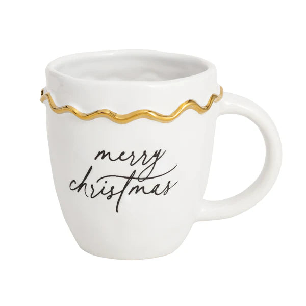 Merry Gold Sentiment Mug