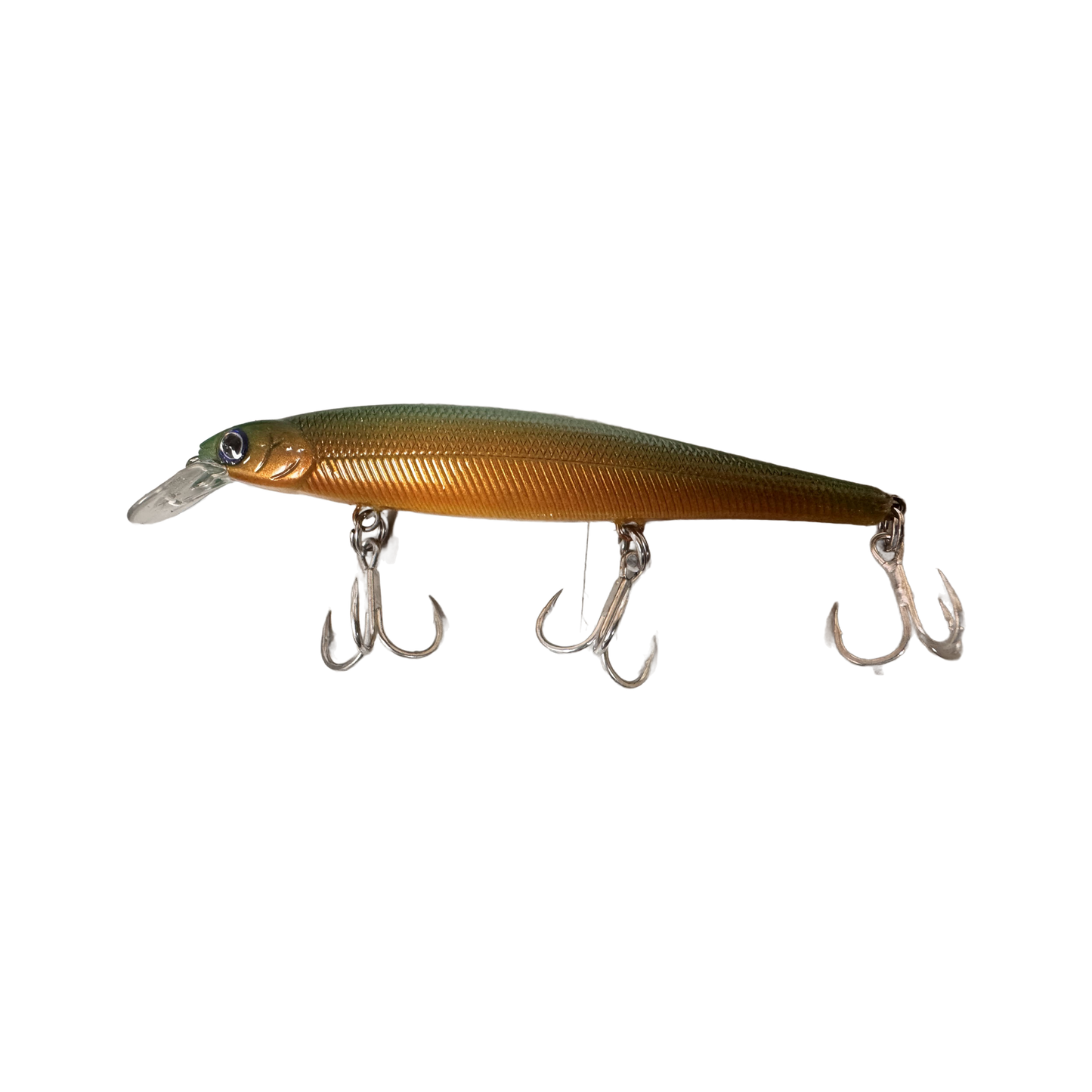 JR Walking bait — Slim — Copper Chartreuse
