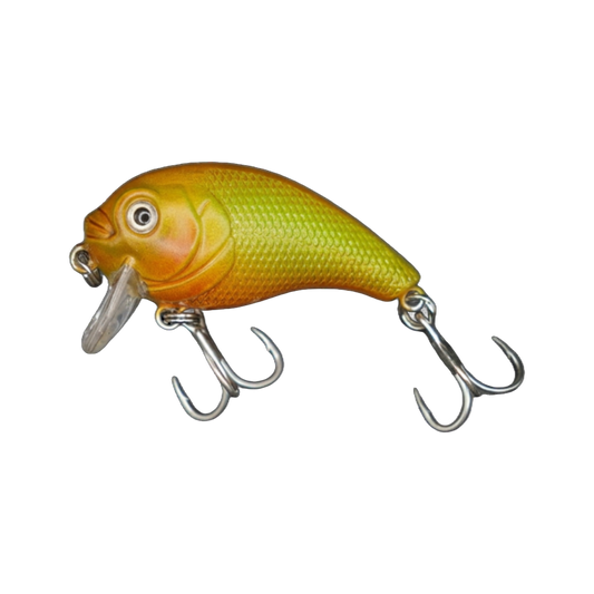 JR Wake bait — Style B — Copper Chartreuse