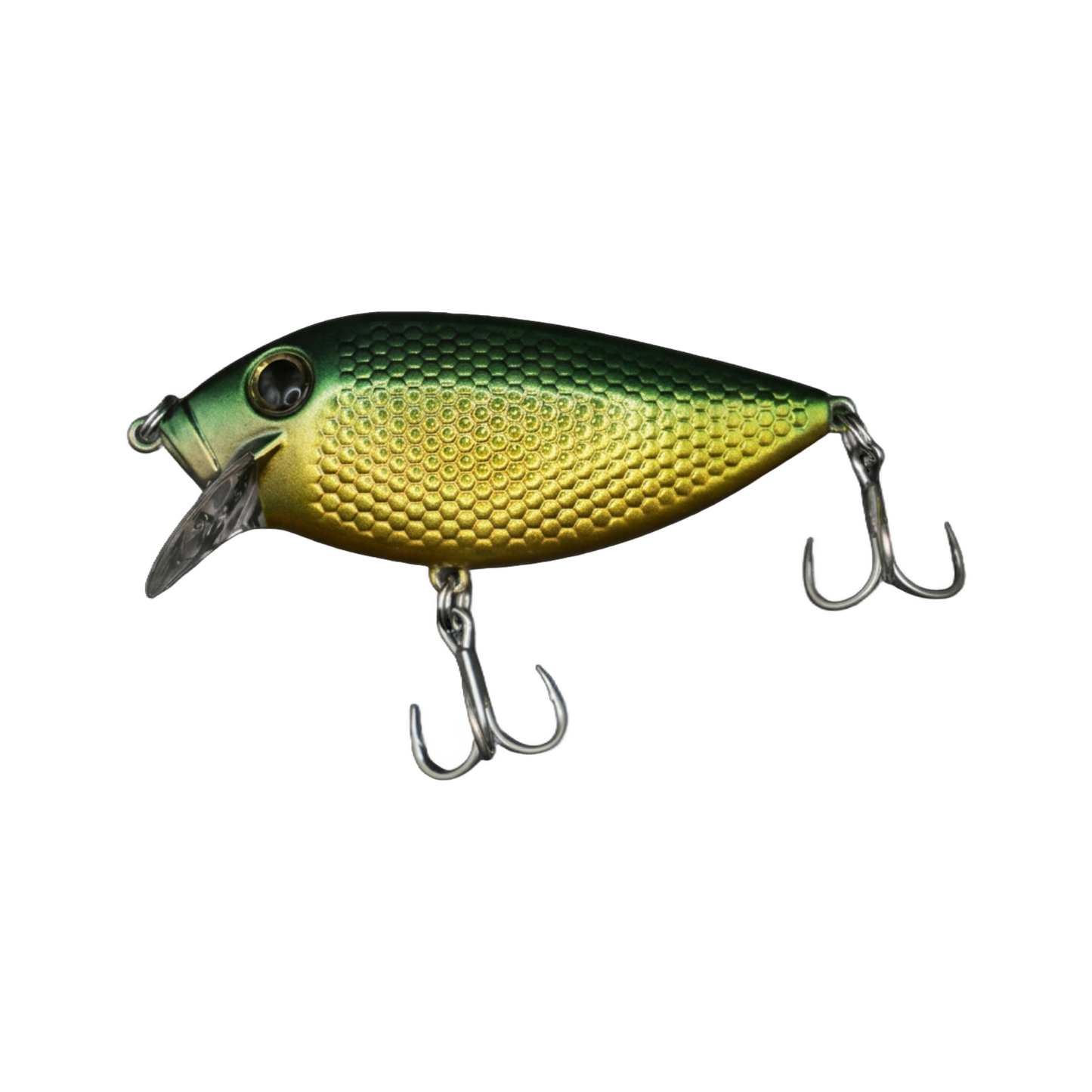 JR Wake bait — Style A — Green Gold Hammer