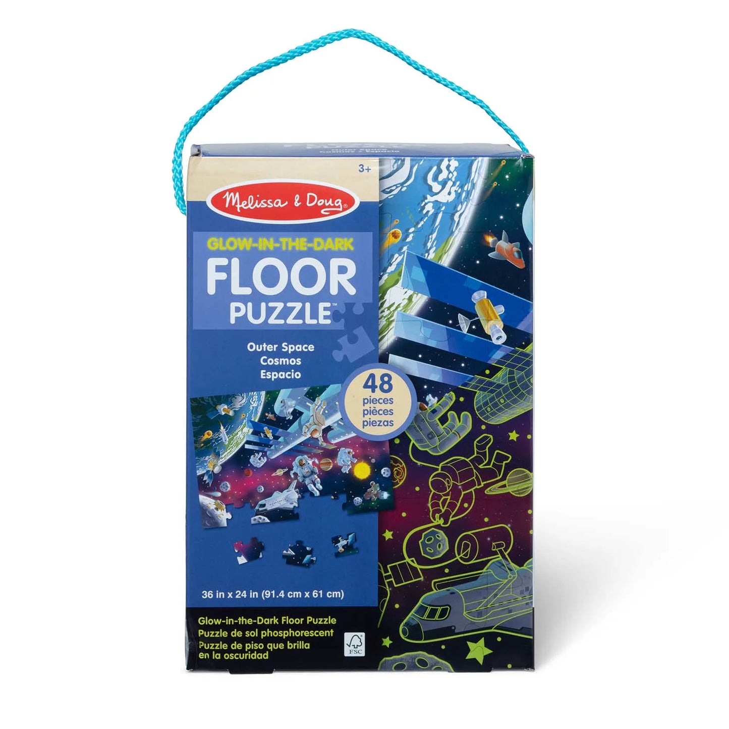 Glow-in-the-Dark Floor Puzzle