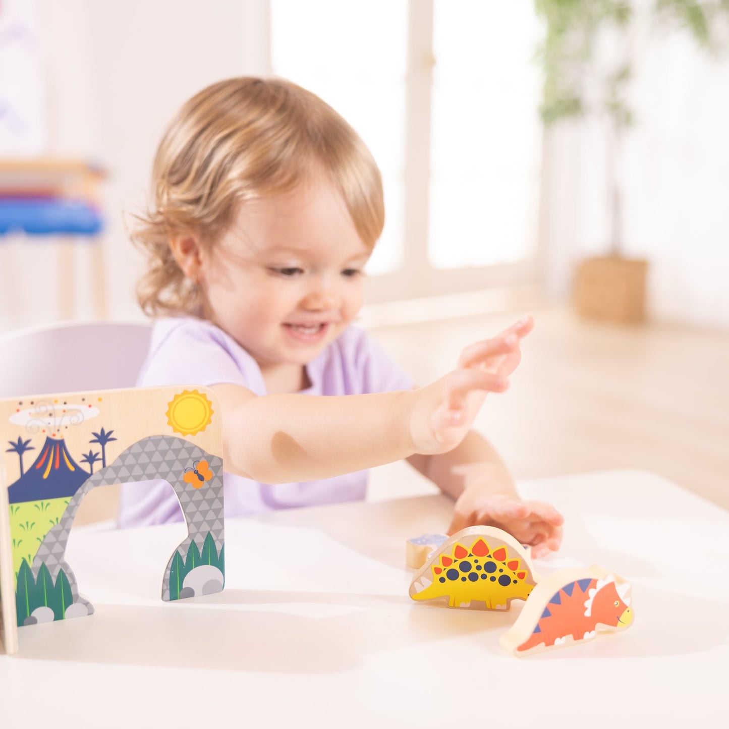 Wooden Dinosaurs Play Set