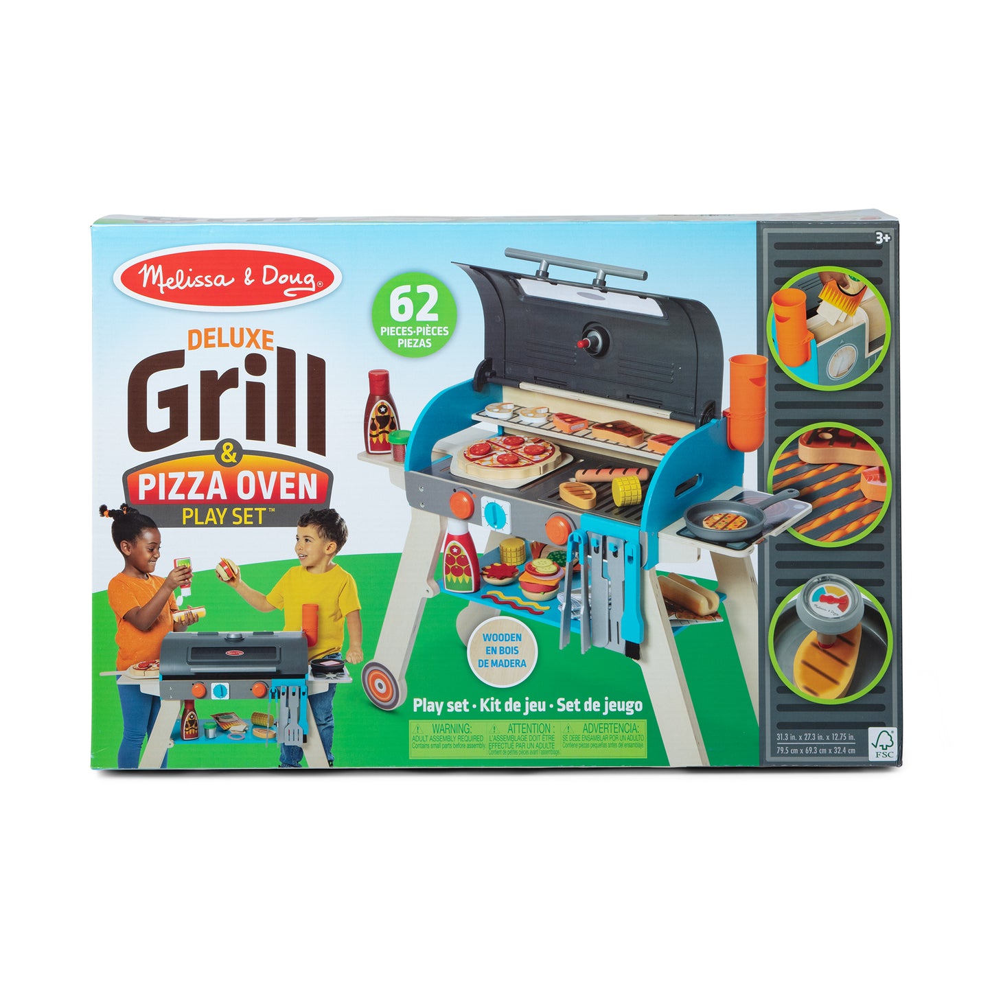 Deluxe Grill & Pizza Oven Play Set