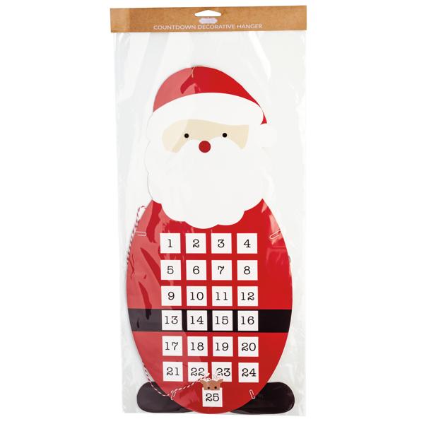 Santa Countdown Door Hanger
