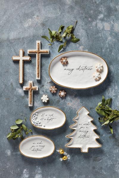 All Is Calm Bead Sentiment Plate