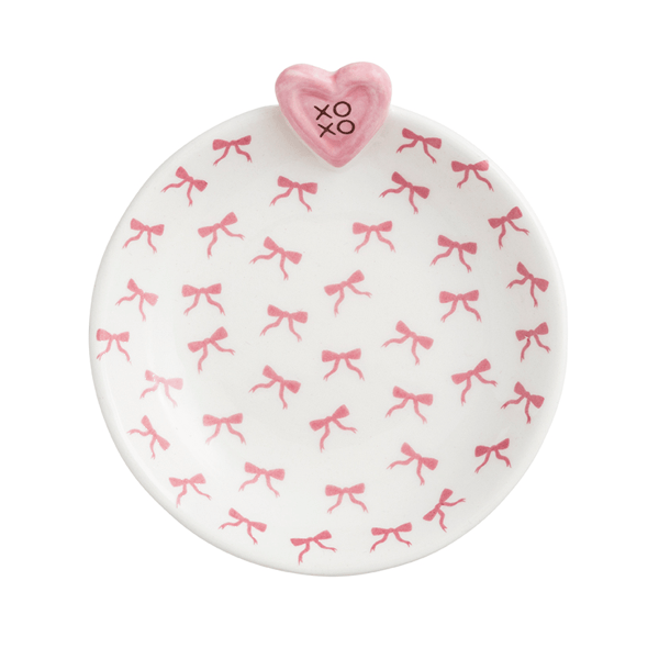 Pink Heart Tid Bit Dish