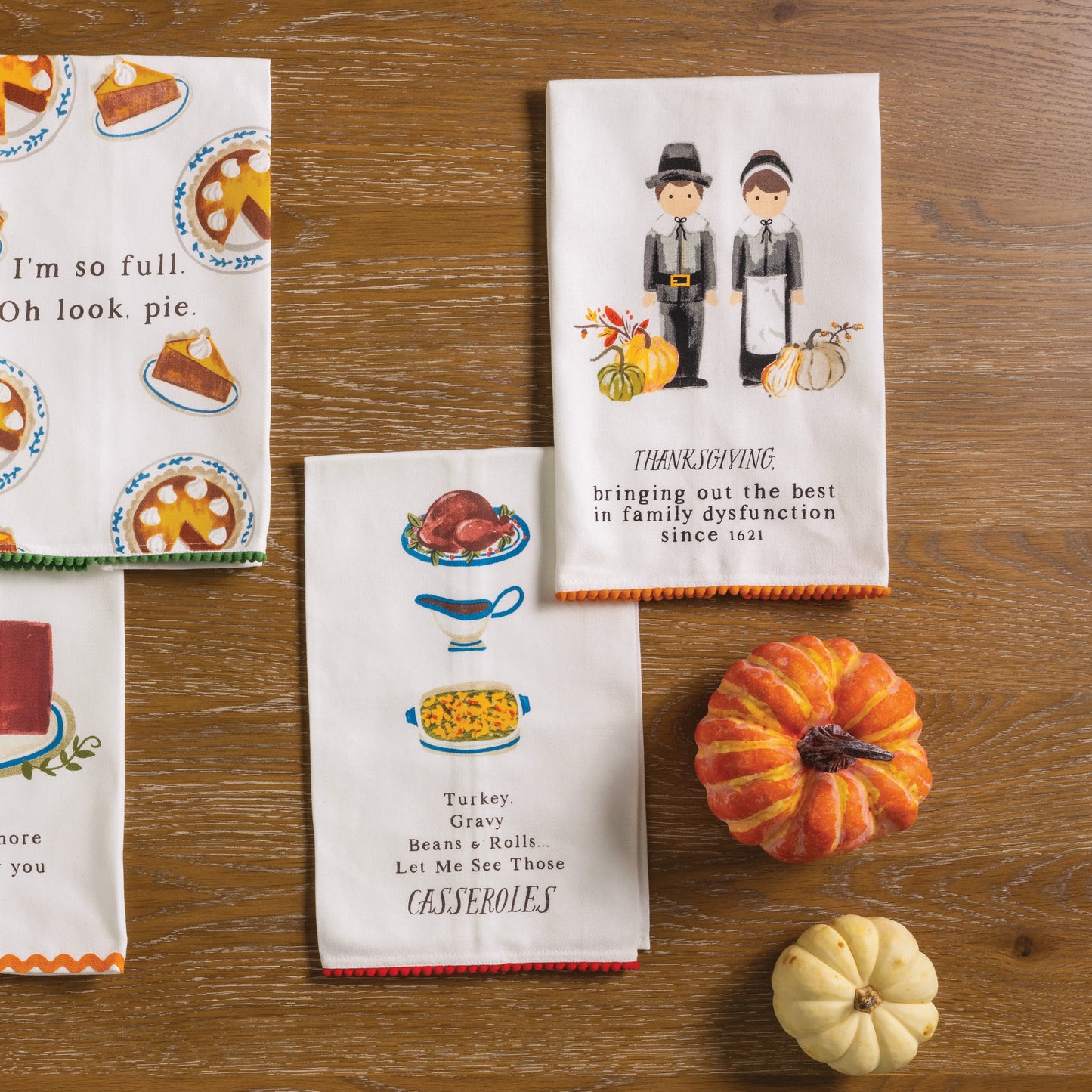 Pilgrims Thanksgiving Towel