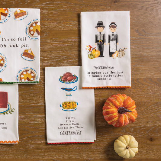 Pilgrims Thanksgiving Towel