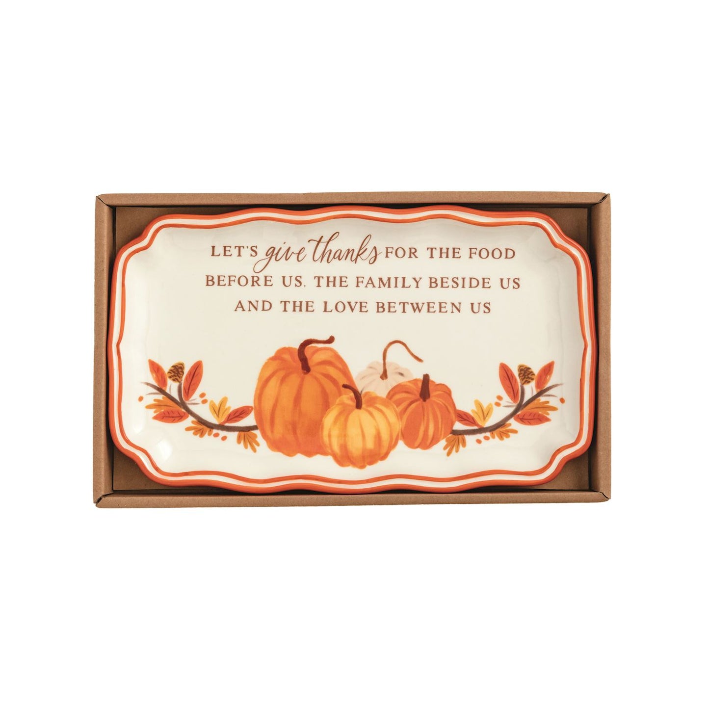 Give Thanks Sentiment Plate