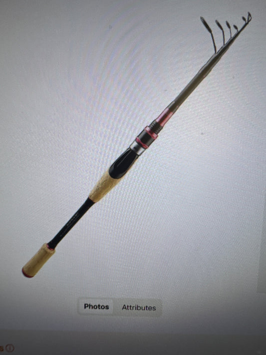 Retractable fishing rod