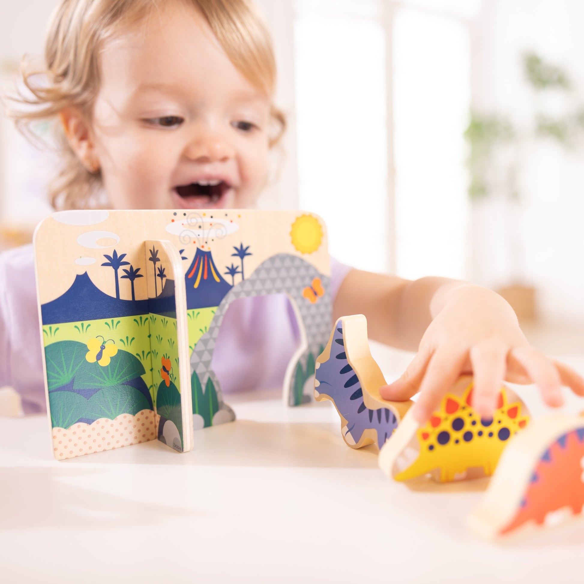 Wooden Dinosaurs Play Set