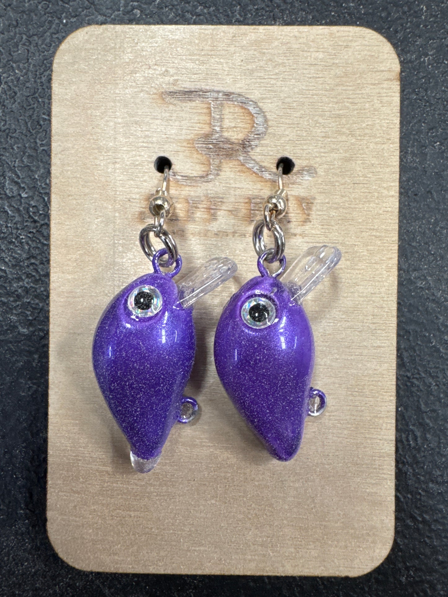 JR Mini Crank Bait Earrings