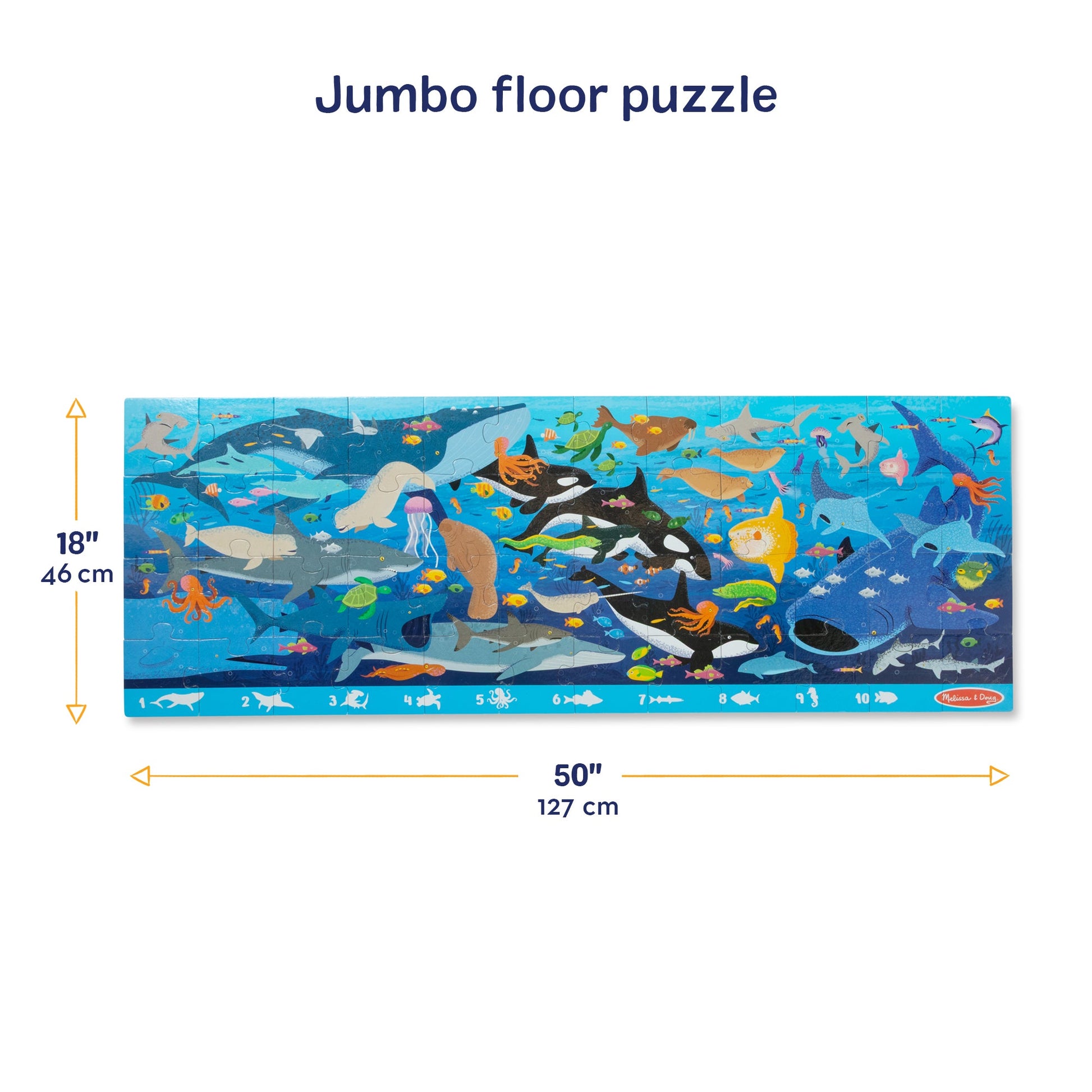 Search & Find Beneath the Waves Floor Puzzle - 48 Pieces