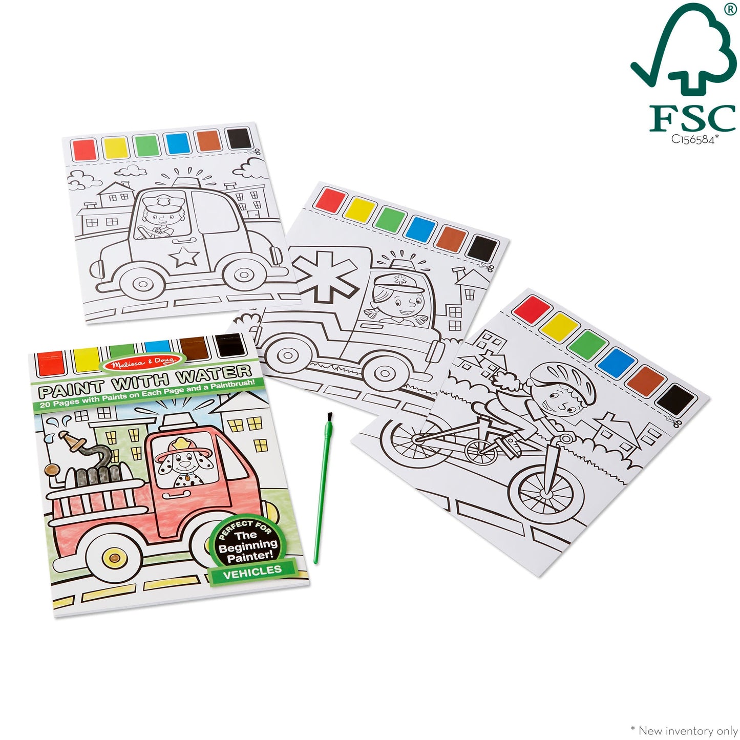 Paint With Water - Vehicles