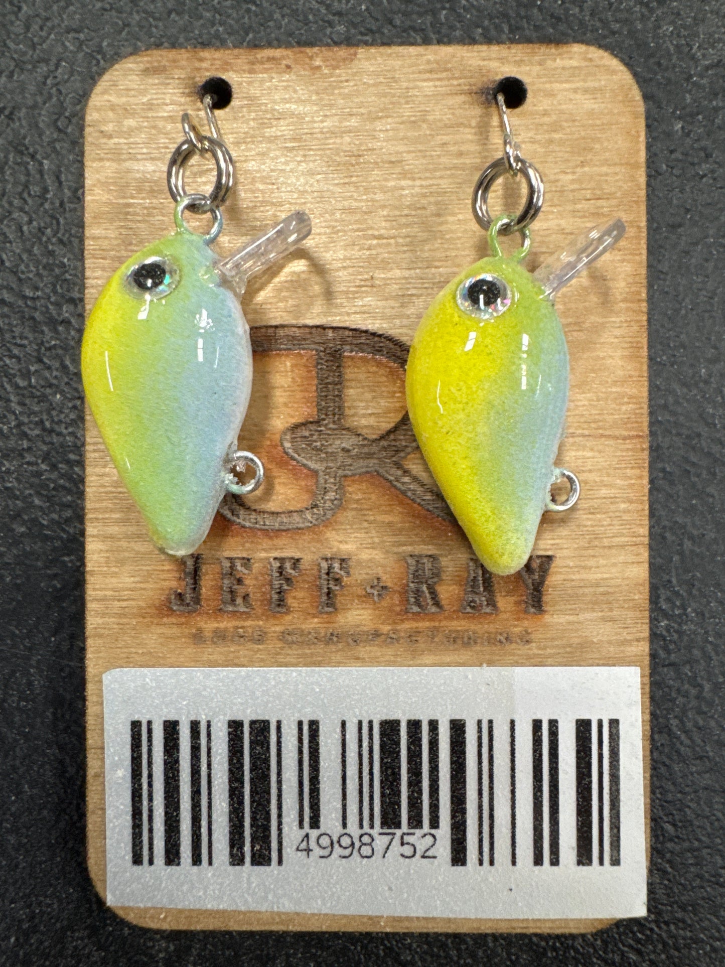 JR Mini Crank Bait Earrings