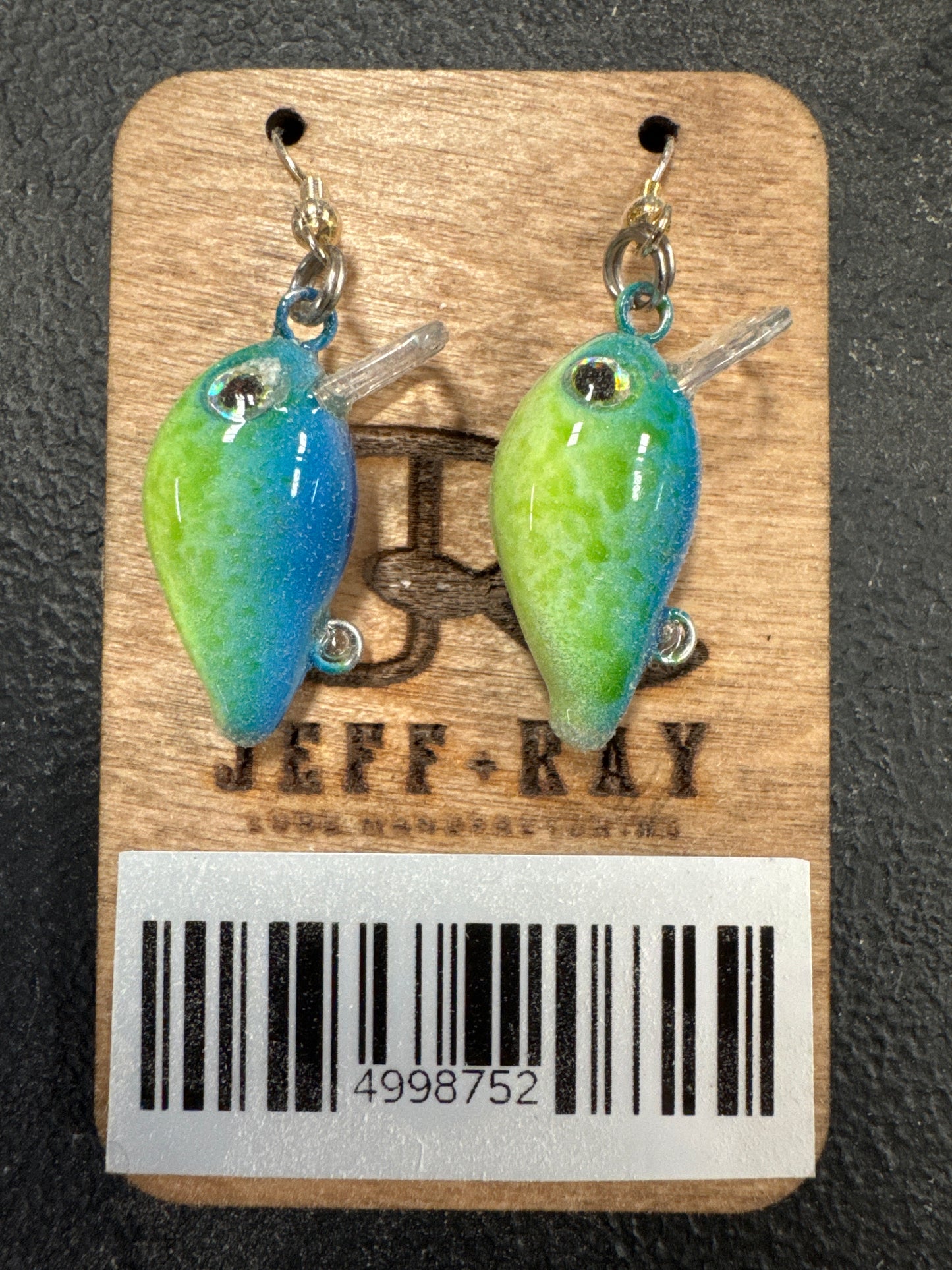 JR Mini Crank Bait Earrings