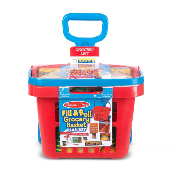 Fill & Roll Grocery Basket Play Set