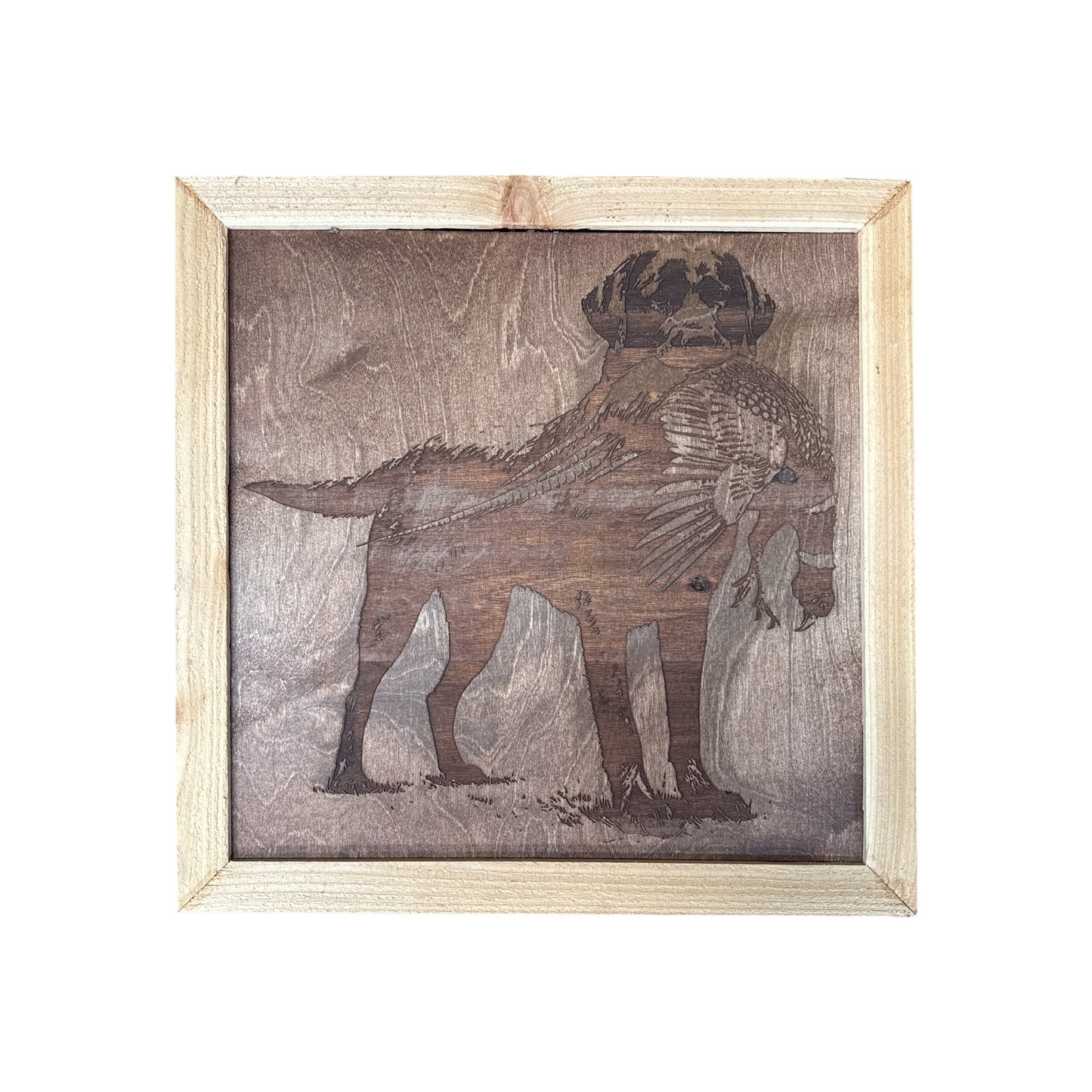 Labrador with Duck Wall Art