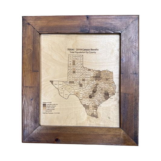 Texas 2010 Census Results Lasered