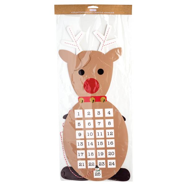 Reindeer Countdown Door Hanger