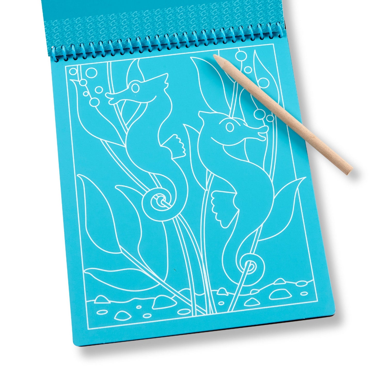 On the Go Scratch Art Color-Reveal Pad -  Sea Life