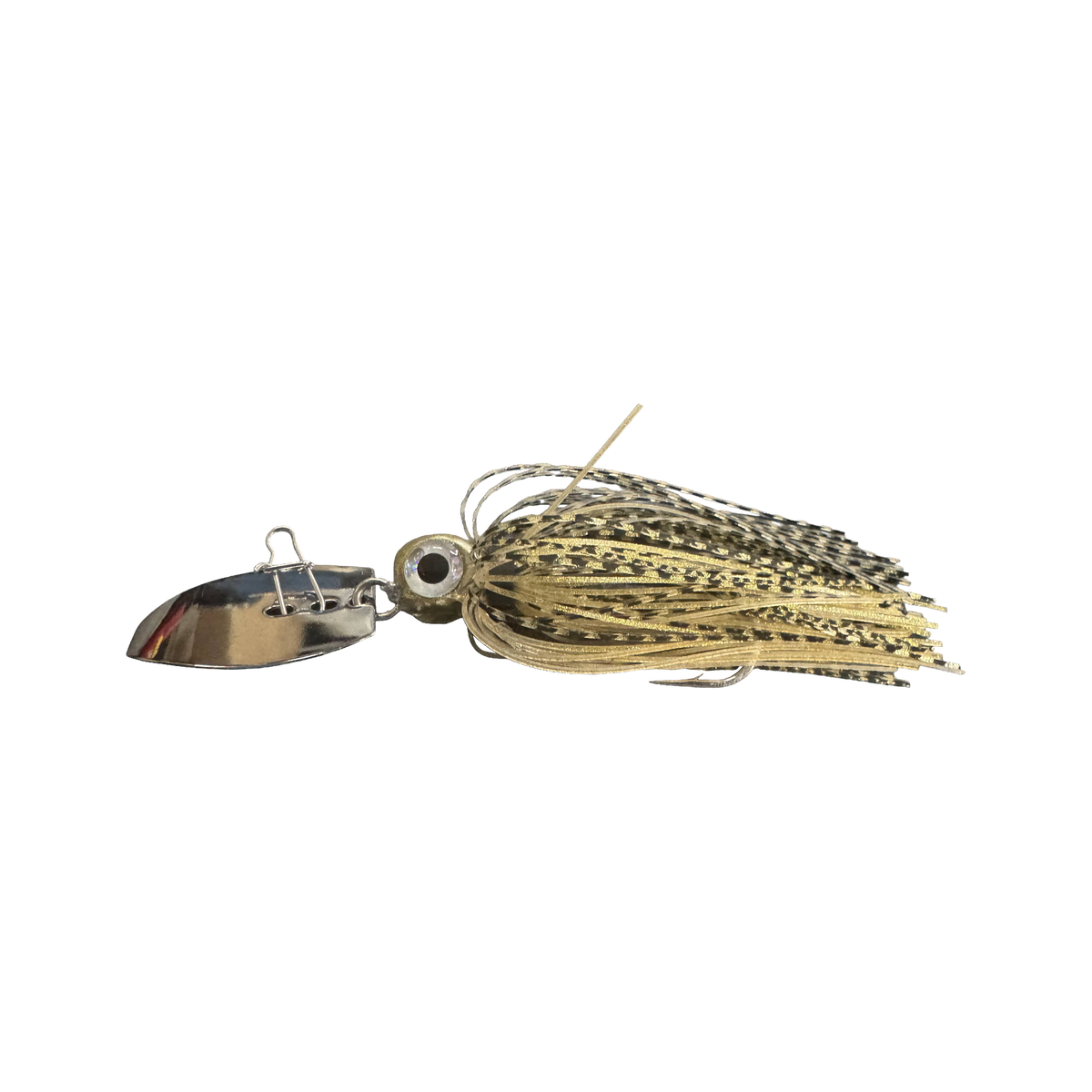 JR Bladed jig — Skirted — Gold Baitfish