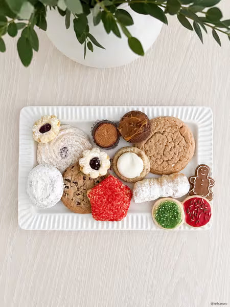 Christmas Baked Goods Tray