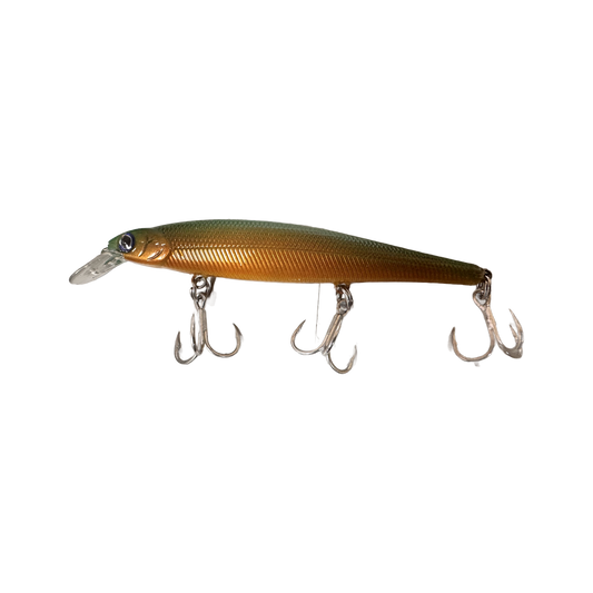 JR Walking bait — Slim — Copper Chartreuse