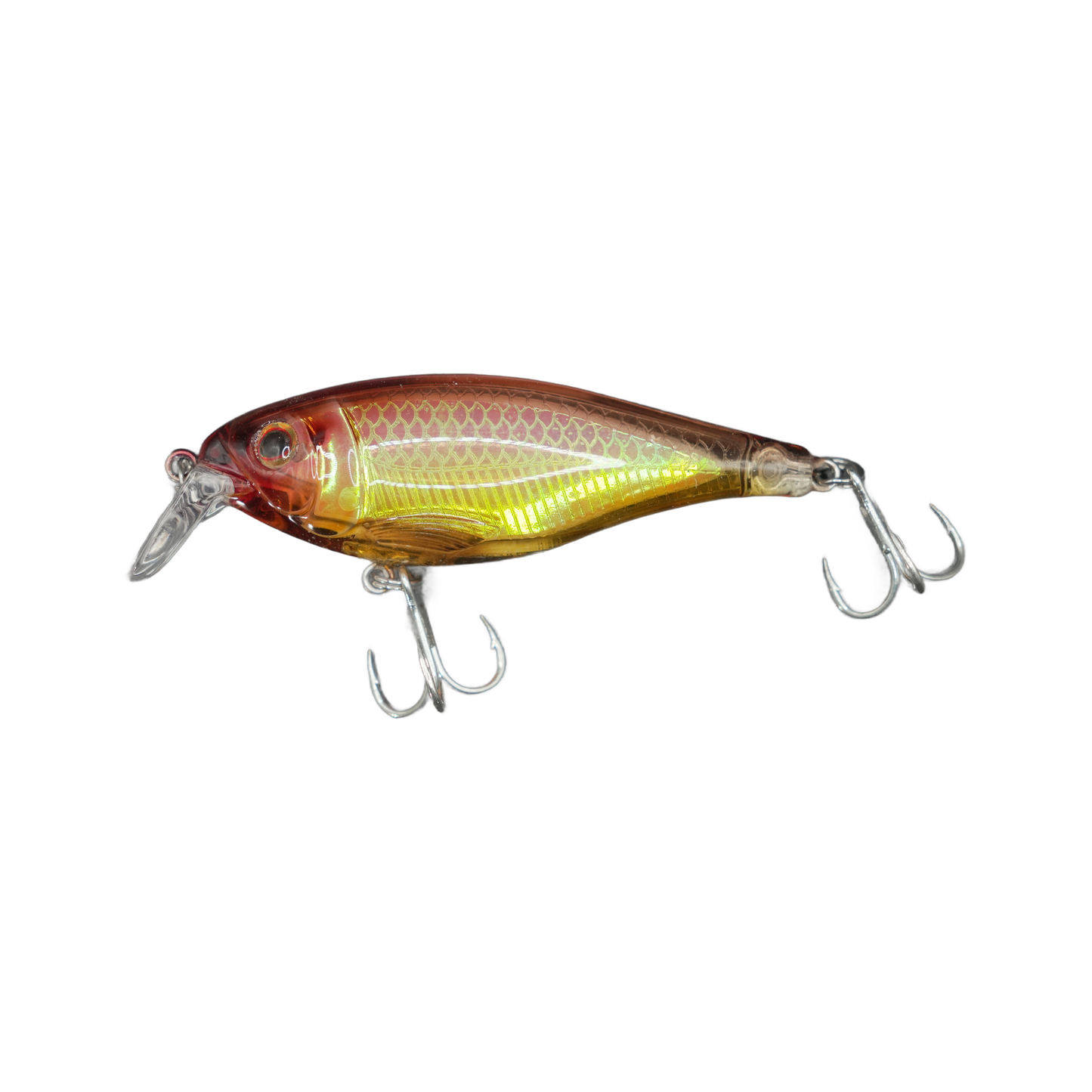 JR Wake bait — Style A — Copper Chartreuse