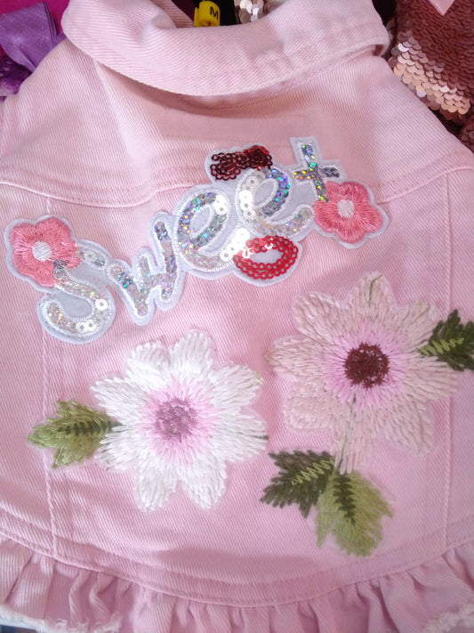 pink flower jacket