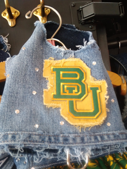 baylor denim vest