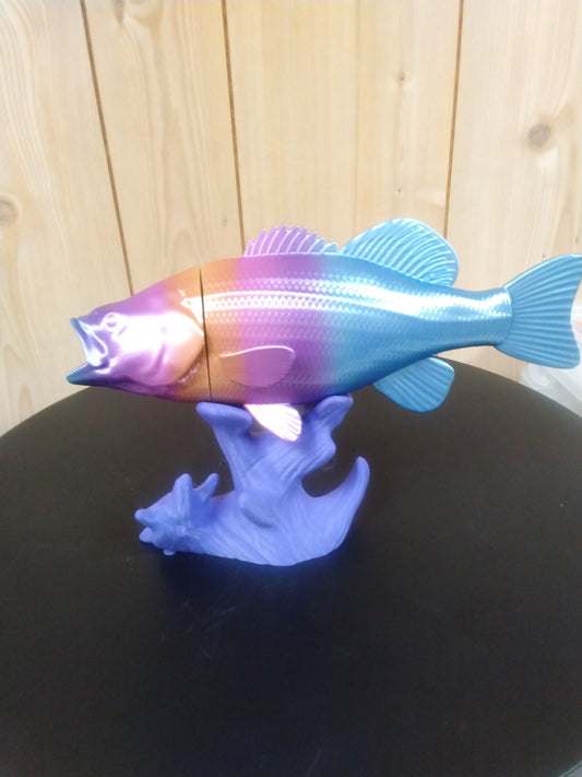 3d Printed Fish With Coral Stand
