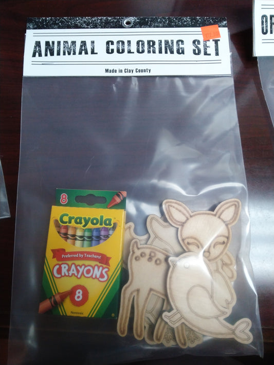 Laser Cut Coloring Sets